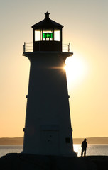 Young Man at Lighthouse