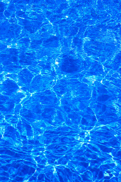 dark blue pool water
