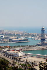 Fototapeta premium port in barcelona