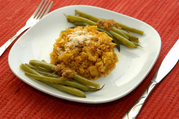 rice and green beans2