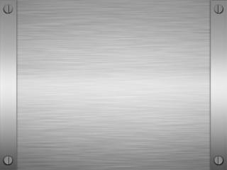 sheet of rendered brushed steel or metal