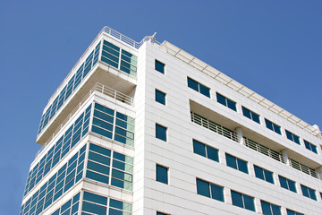 glassy office building