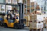 Busy warehouse