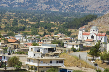 Obraz premium Bergdorf auf Kreta