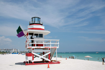 Lifeguard Tower found in Southern Section of South Beach