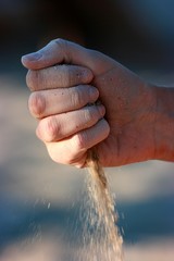 Playing with the sand