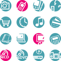 circle e-shop icons