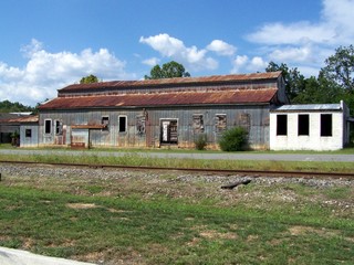 Fototapeta na wymiar abandoned warehouse