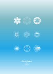 Snowflakes Icon Set 