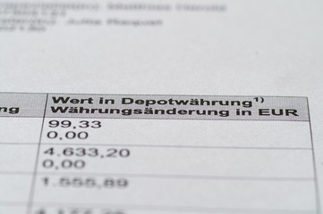 depotauszug