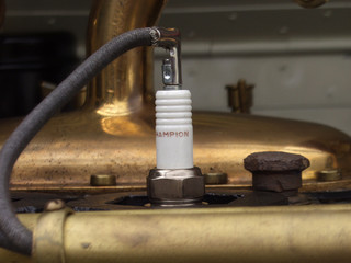 Oldtimer Motordetail