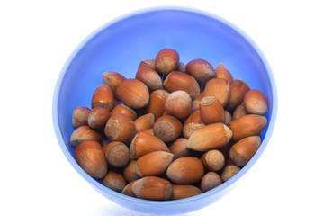 hazelnuts in bowl