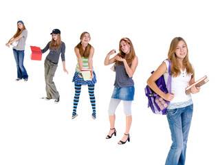 Fototapeta premium Changing Teenagers