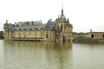 château de chantilly, plan d'eau