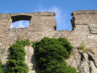 Fototapeta na wymiar Burgmauer