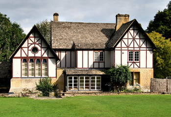 Fototapeta na wymiar Timber Framed English Country House
