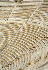 Dionysus theater on Acropolis, Athens, Greece
