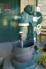 vintage ice cream making machine