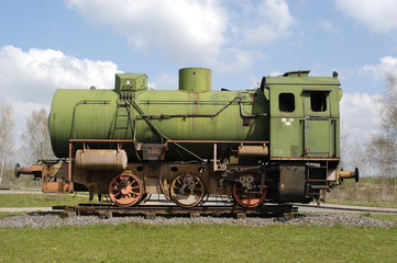 Fototapeta na wymiar Rangierlokomotive