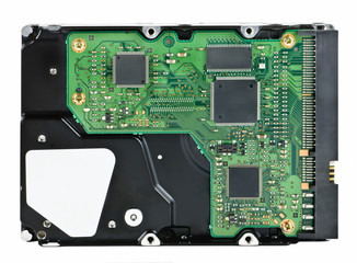 Hard disk drive isolated