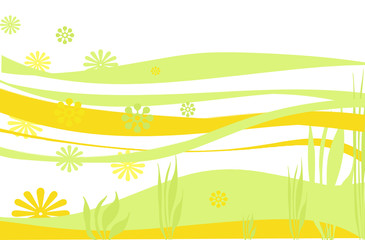 Obraz premium frühlings ornamente