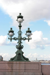 antique lamp pole
