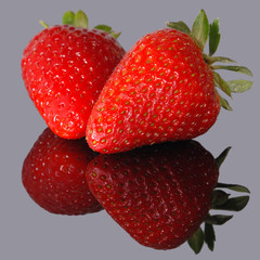 Fragole riflesse