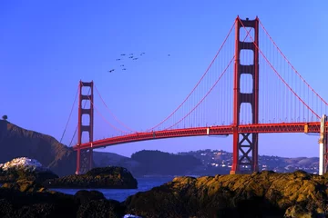 Fotobehang Golden Gate bridge, San Francisco California, USA © Mariusz Blach