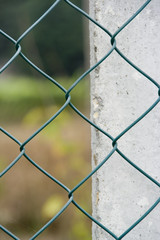 background with fence and wall