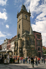 Fototapeta premium old hall tower in Prague