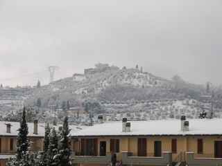 Obraz premium Carmignano Innevato