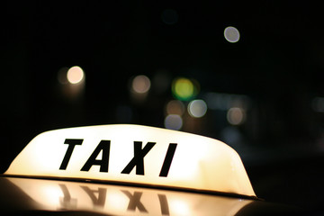 taxi - obrazy, fototapety, plakaty