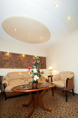 Beautiful and convenient meeting room in modern hotel