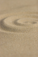 Fototapeta na wymiar sand circle