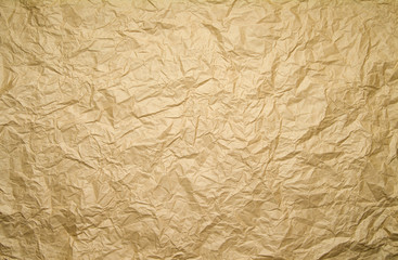 crinkled brown paper background