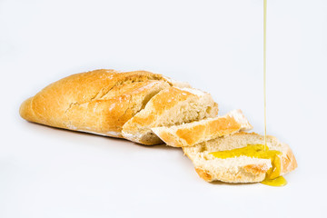 Pan con aceite