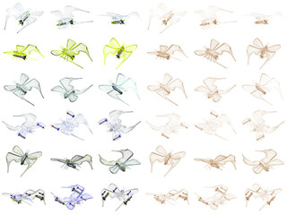 clockwork butterfies with bombs under body