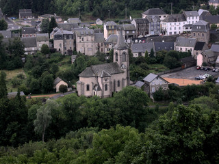 Fototapeta na wymiar Vue sur Murol (Puy de Dôme)