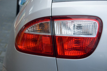 backlight of a car