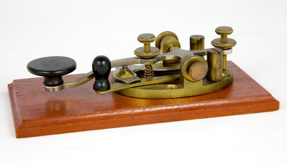 Vintage American-Style  Morse Key © Adrio
