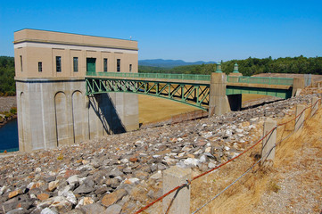 rural dam at franklin falls