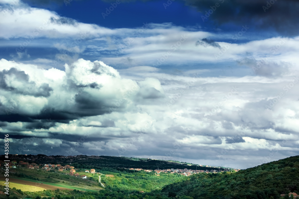 Wall mural landscape