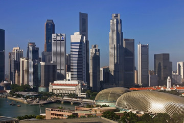 Naklejka premium Singapore Cityscape