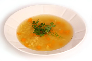 Home made chicken soup