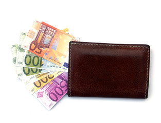 pochette et billets