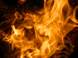 Flames or fire