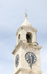 White Stone Clock Tower