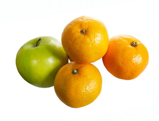 apple and three oranges