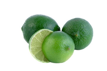 healthy green lime fruit