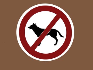 No entrance of dogs